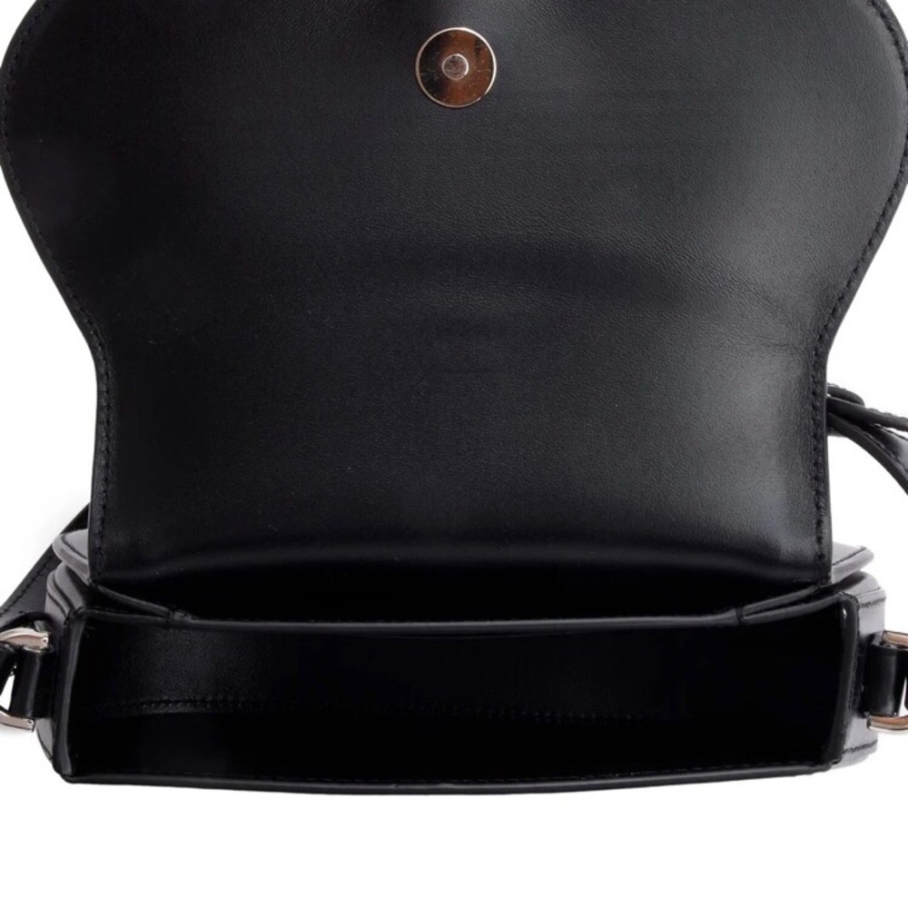 Authentic VERSACE Black Calf Leather Mini Greca Goddess Shoulder Bag - Picture 8 of 11